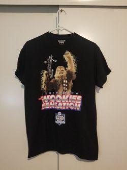 Los Angeles Dodgers MLB Star wars Chewbacca Opening Night tee, Mens sz Medium $35, pls read description!