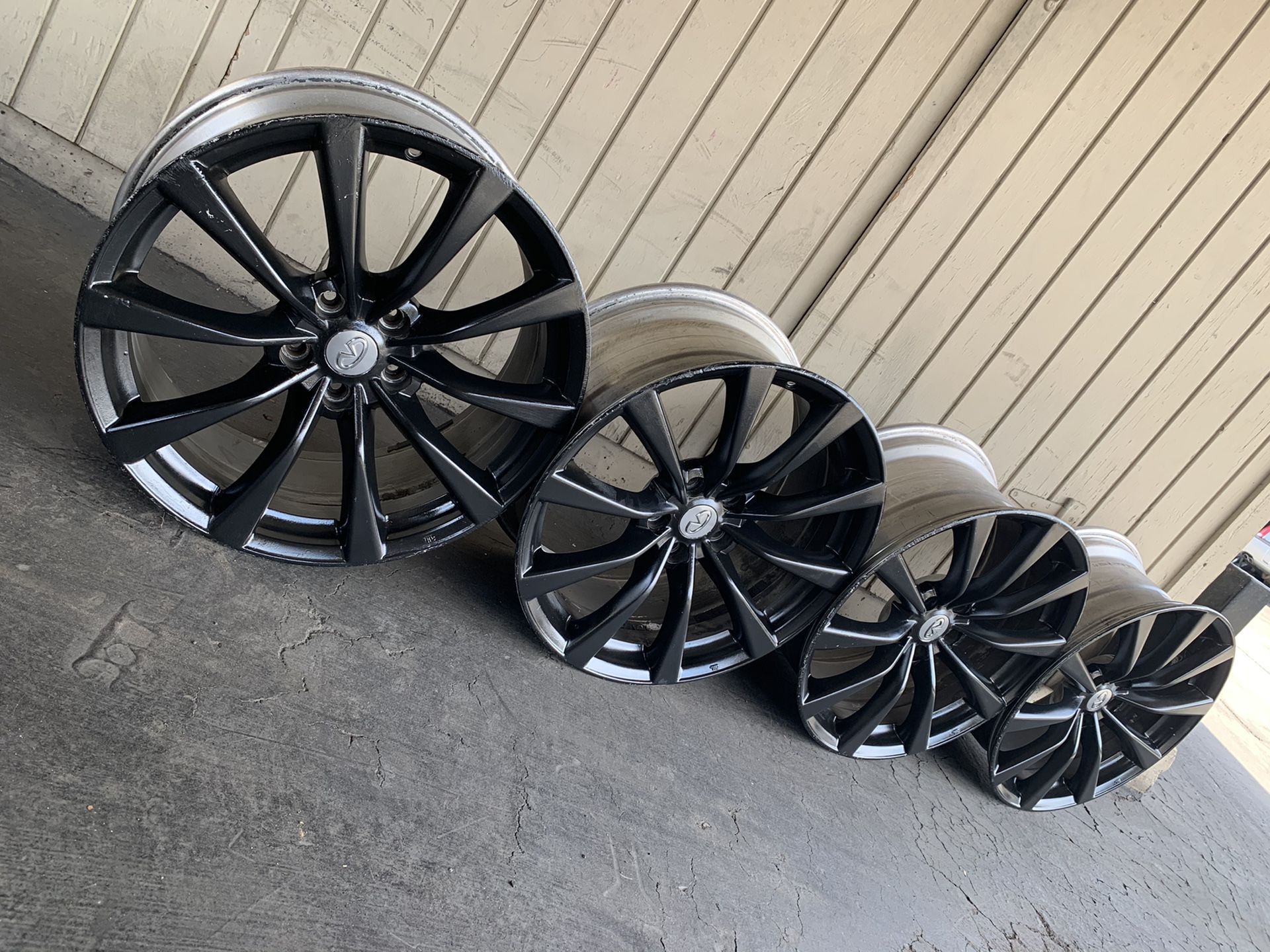 08-11 Infiniti G37 OEM Wheels Rim 19”