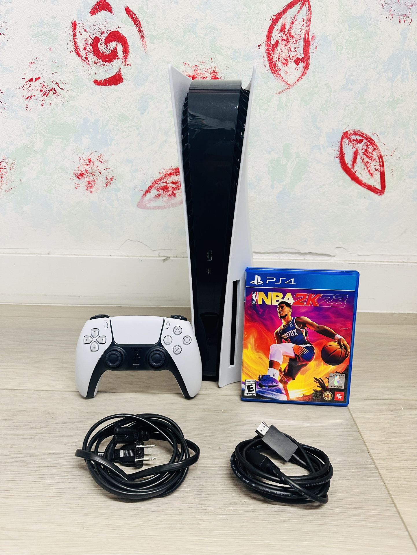 Sony PlayStation 5 - 825GB , Bonus 1 Game NBA 2K23 ( Used Very New )