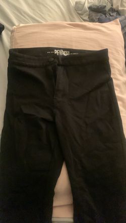 Skinny jeans black high rise