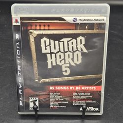 Guitar Hero 5 Sony  PS3 PlayStation 3 Video Game Complete In Box CIB