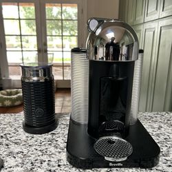 Vertuo Chrome & Aeroccino3 Milk Frother