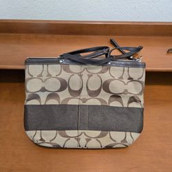 Coach Signature Stripe Tote F13548