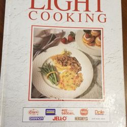 Light Cooking cook book thick