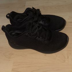 Women, Black Athletic Sneakers, Shoes