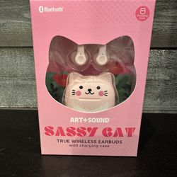 Wireless Earbuds Unicorn Kitty Cat Kids