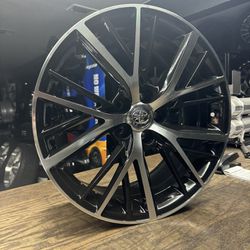 TOYOTA CAMRY 19” BLACK MACHINED STYLE WHEELS