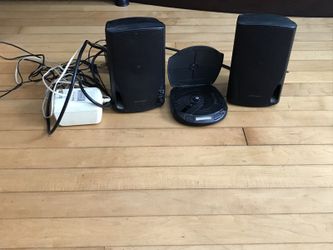 Speakers and CD player