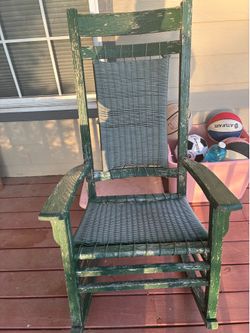 Wicker rocking chairs