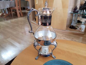 Vintage 70's Leonard Silver Plated Carafe