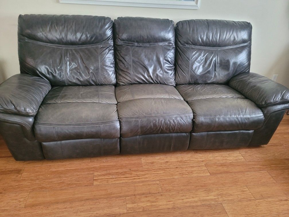 Leather Family Room Set