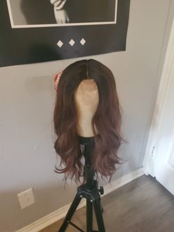 Lace Wig Blend With Human Hair