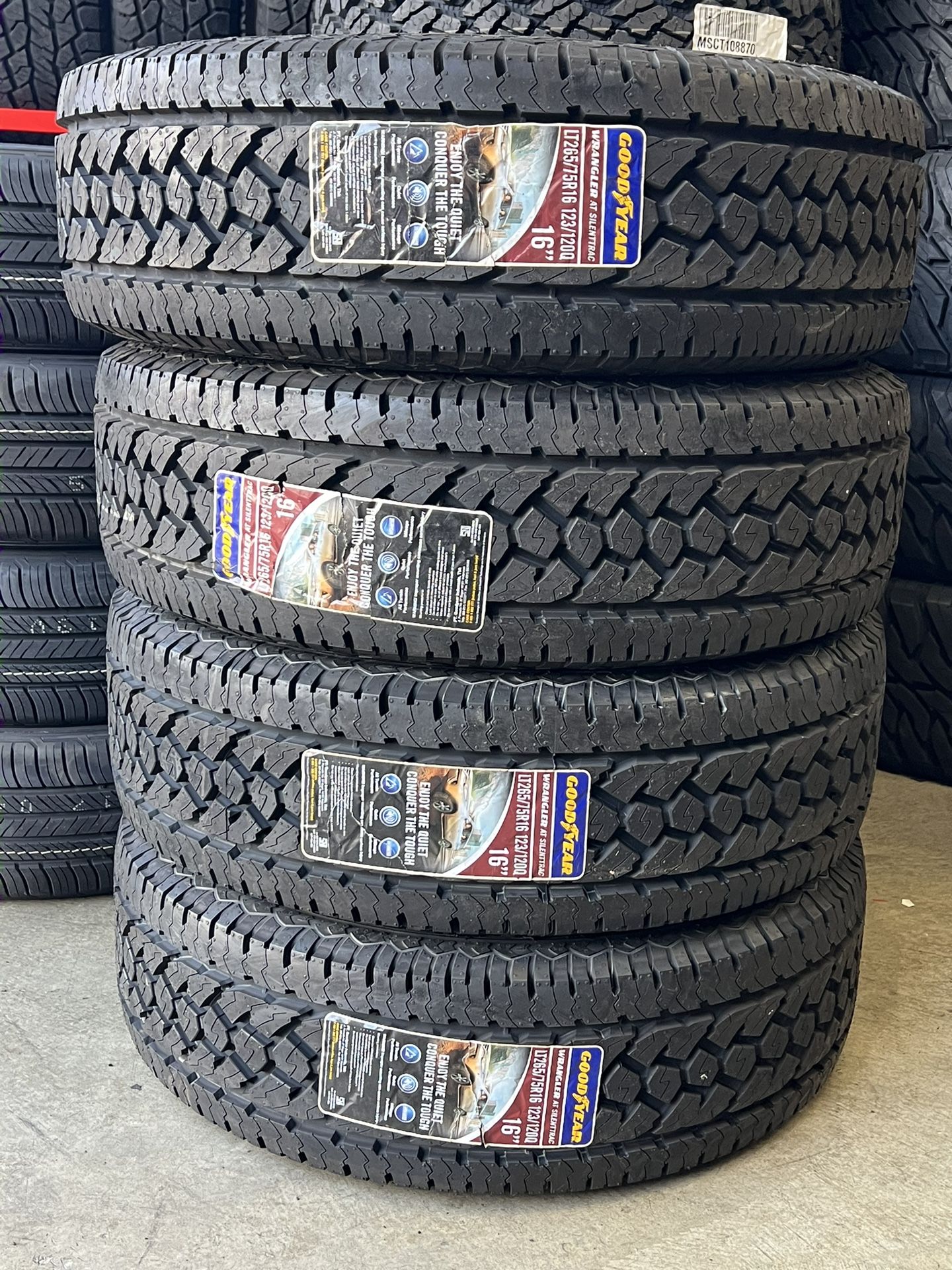 Lt 265 75 16 Goodyear Wrangler Silenttrac