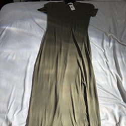 Olive Green Dress