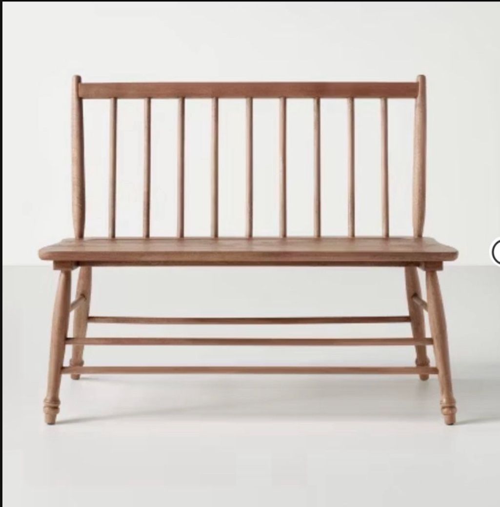 Vintage Windsor Dining Bench - Hearty & Hand with Magnolia 