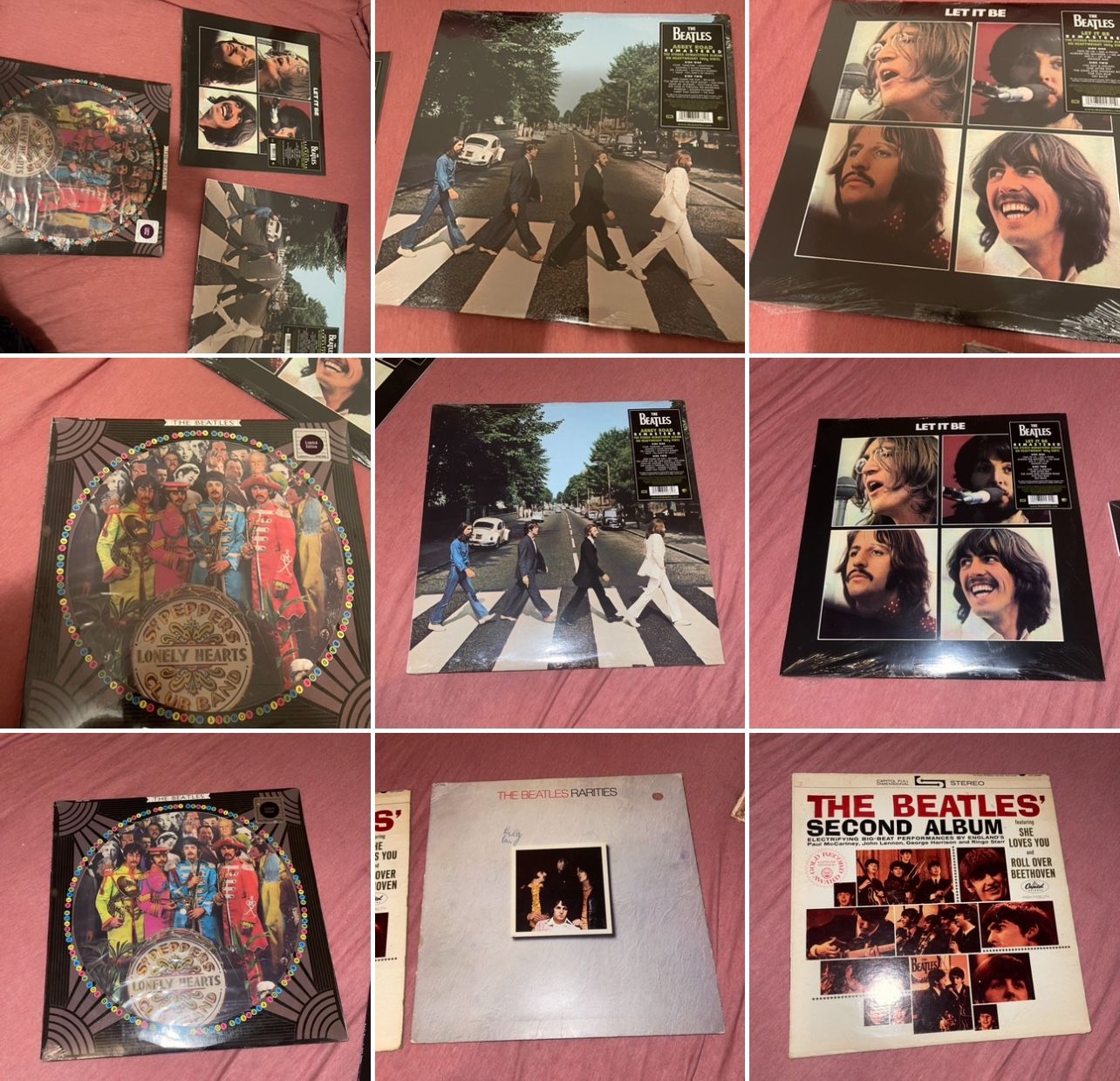 Vinyl album collection