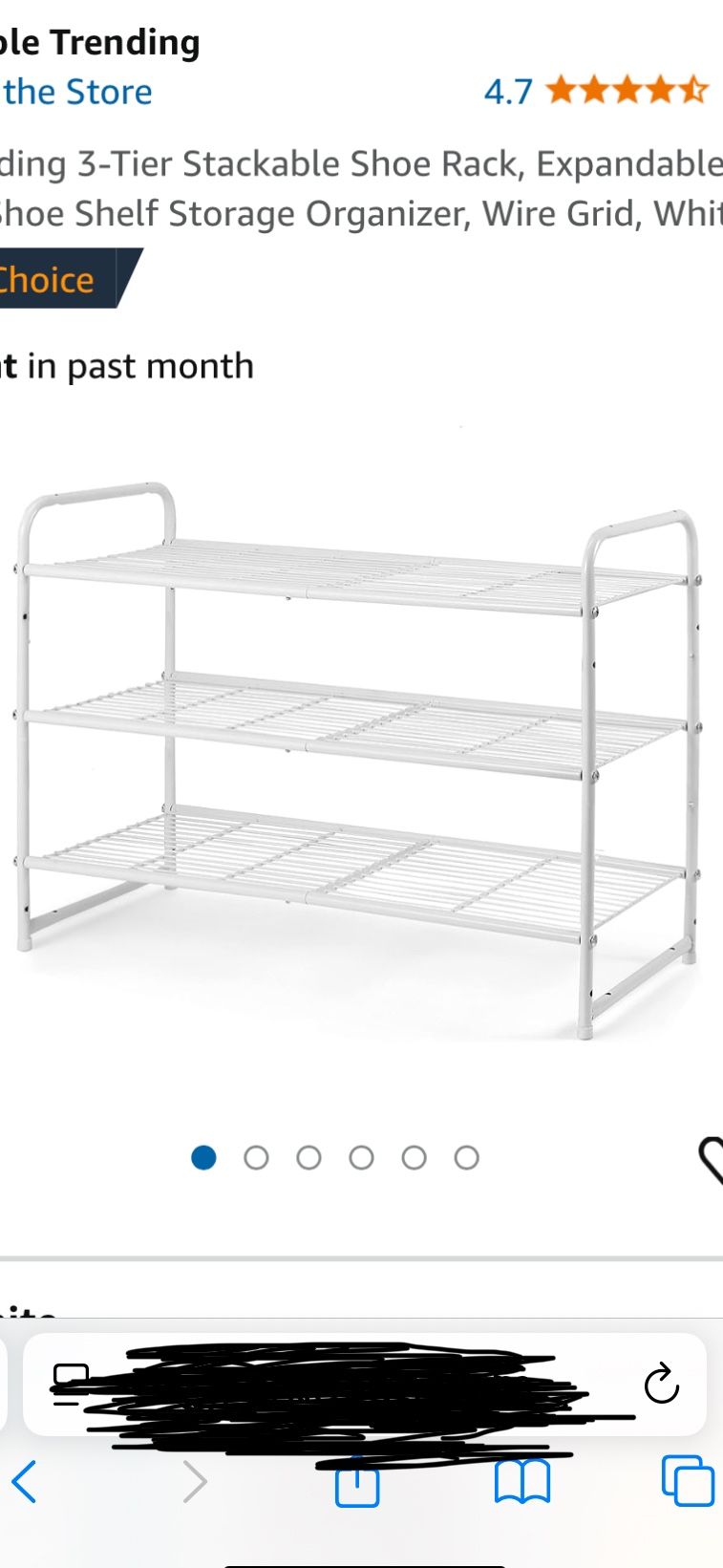 Shoe rack/rack/3 tiered shoe rack/wire shoe rack/shoe organizer
