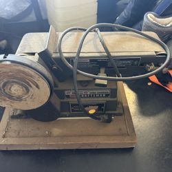 Cast Iron Craftsman 4" Belt And 6" Disc Sander