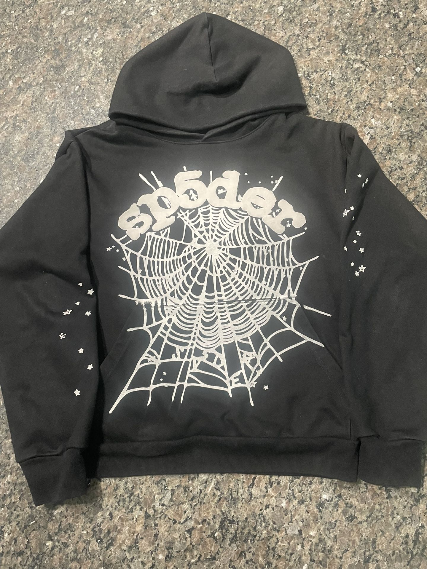 Sp5der OG Web Hoodie 'Black'
