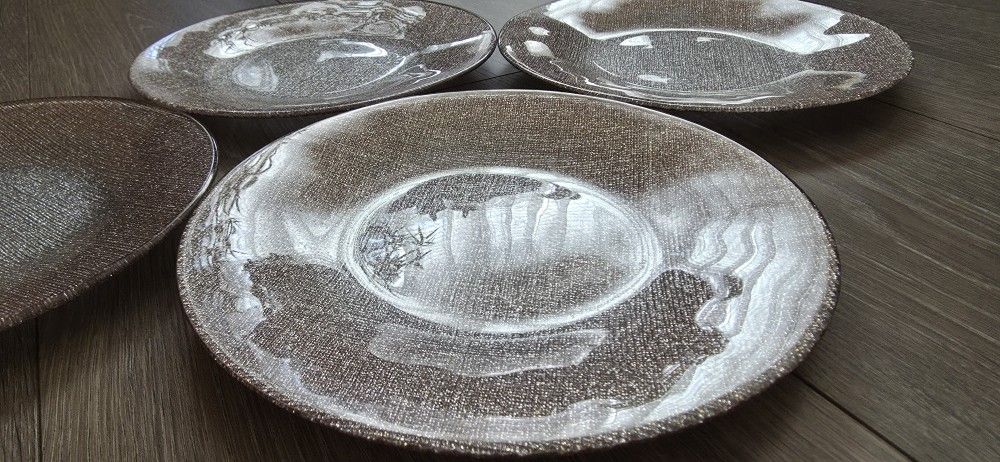 Sparkly Golden Plates