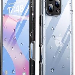 iPhone 16 Pro Max Case, Double Front Frame Built-in. With Screen Protectors.