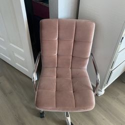 Pink Velvet Seat