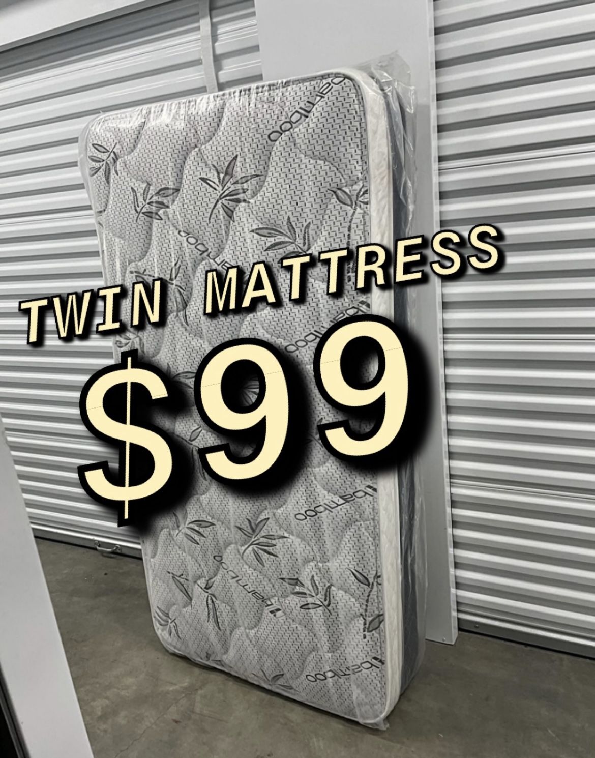 New Twin Mattress Only $100