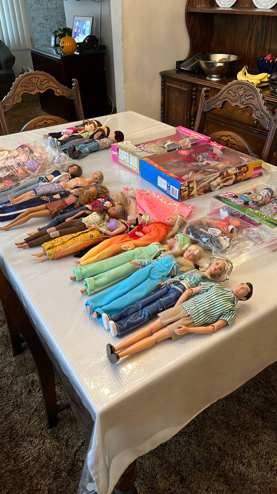Collection Of Barbie Dolls