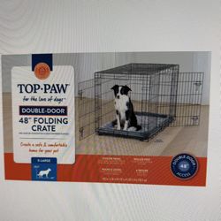 Top Paw Folding Crate 48” XL