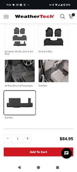 Weathertech Floor Liner 2021 Tahoe