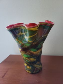 Blown Glass Vase 