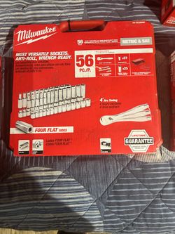 Milwaukee 56 piece socket set