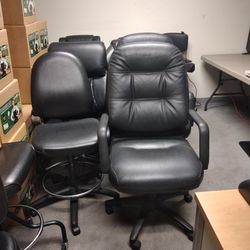 Leather chairs