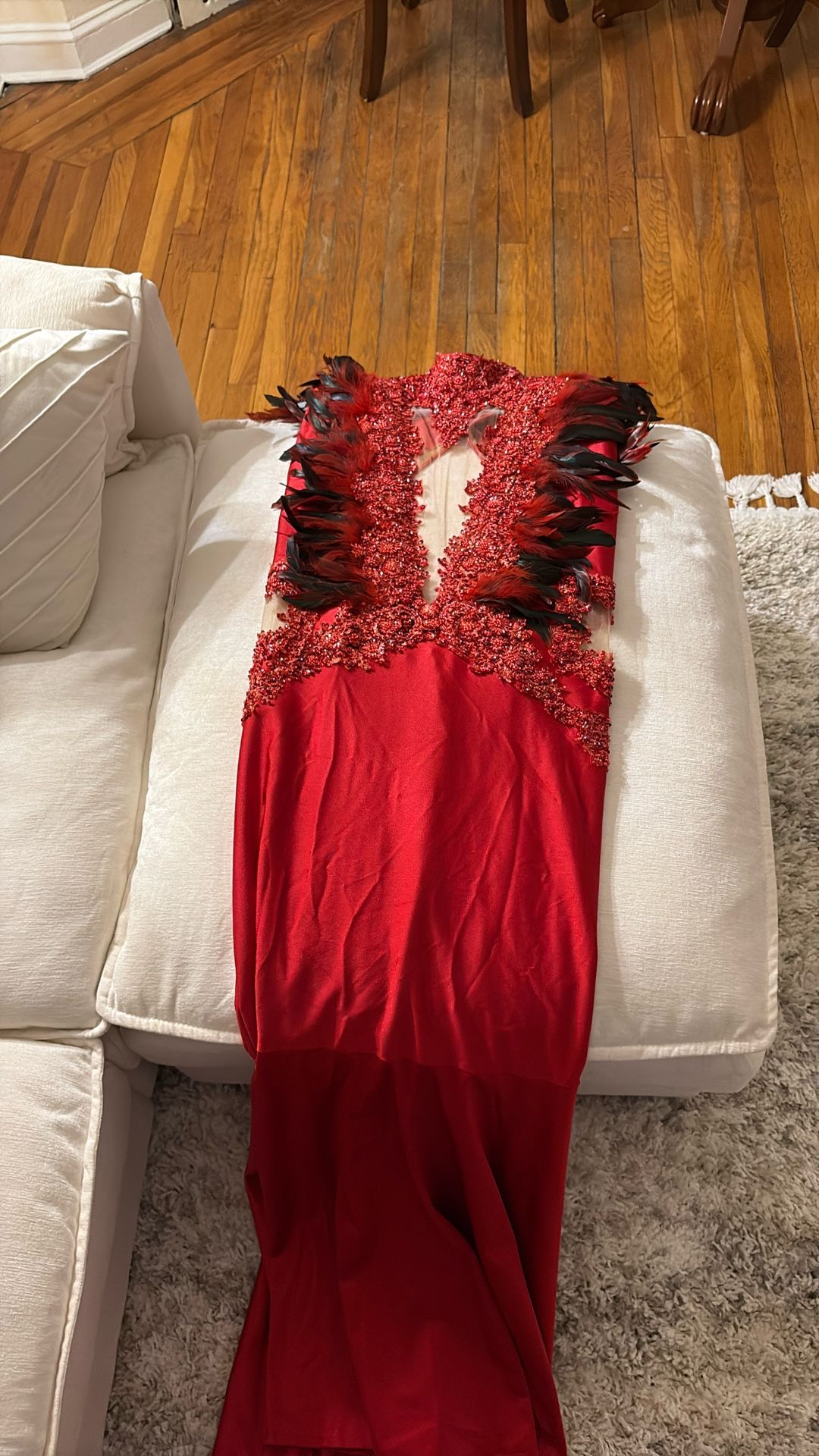 Bridal/ Prom/ Engagement/ Photo Shoot Red Dress Gown 