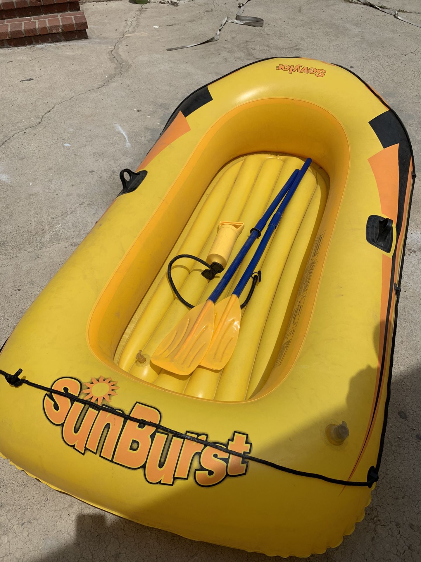 Inflatable kayak boat