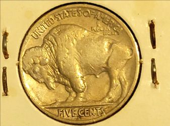 Vintage 1937 San Francisco Buffalo Nickel - High Grade