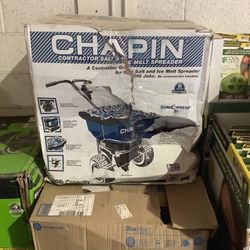 Chapin 82088B 80-Pound Professional Sure Spread Ice Melt and Salt Spreader with Baffles