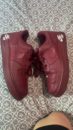 Nike Air Force 1 Low Burgundy Sneakers size 7