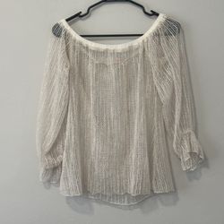 Women’s Cover Up Net Blouse ( Dimensions In Photos) NWOT