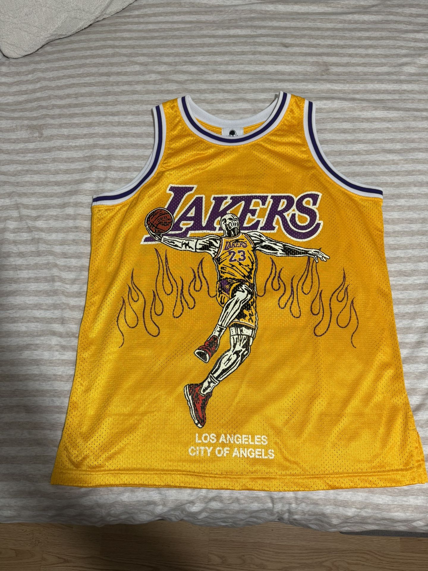 Warren Lotas LeBron Laker Jersey
