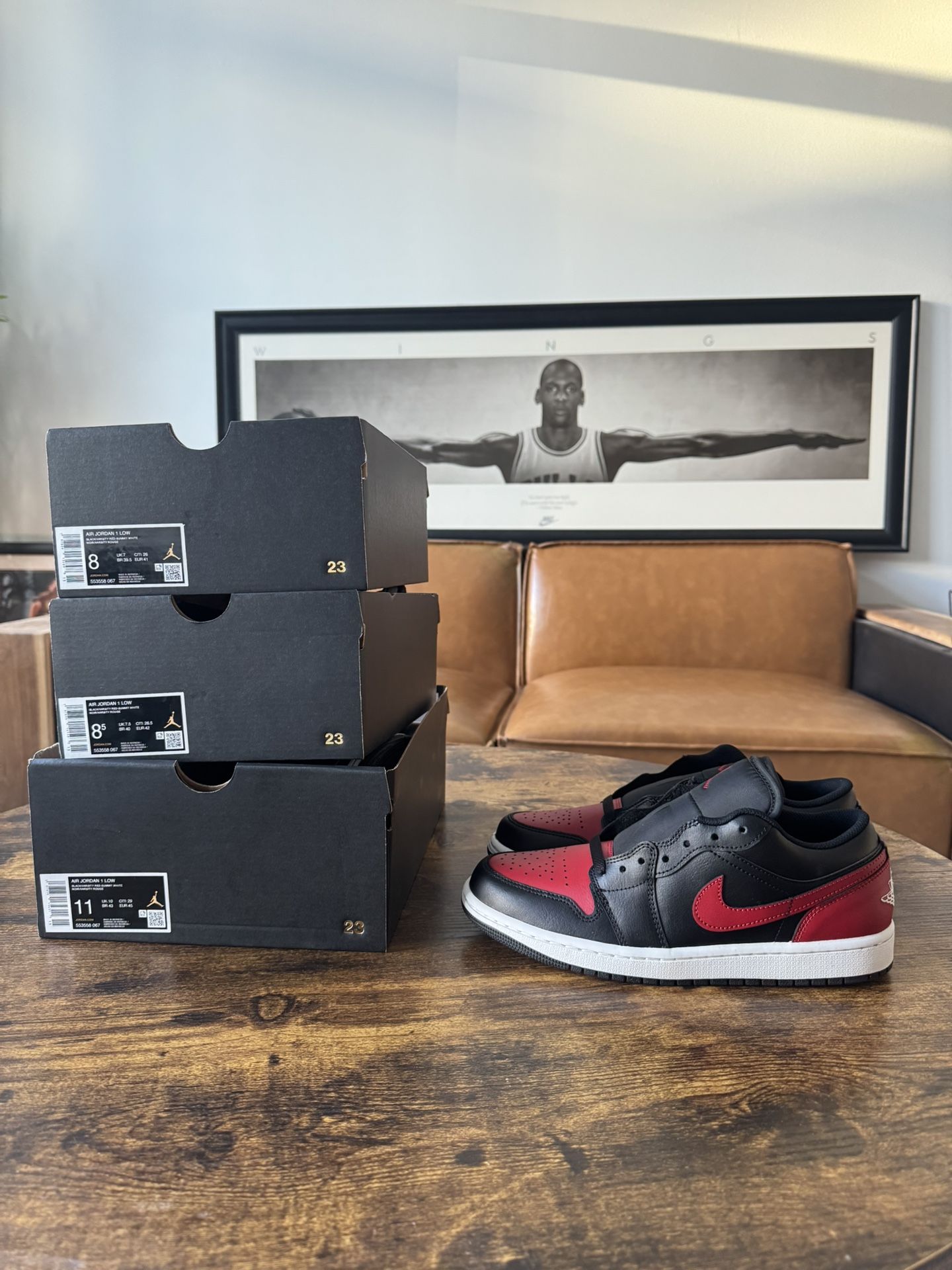 Nike Air Jordan 1 Low - Size 8/8.5/11