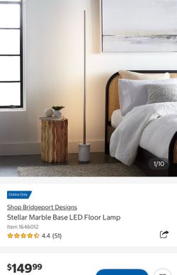 Stella Marble Base LED Floor Lamp