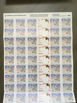 1993 American Lung Association stamps