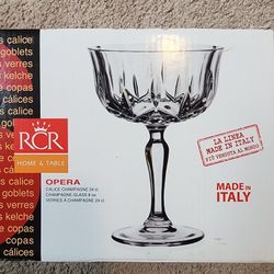 RCR Opera Champagne Glasses (set of 6) 8 oz