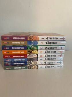 Claymore Manga Volumes 1-8, Claymore Manga Volúmenes 1-8 en español