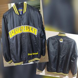 SIZE SMALL VARSITY JACKET LOWRIDER GOLO (CHAMARRA PARA HOMBRE TALLA PEQUEÑA)