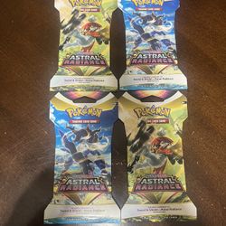 Pokemon Sleeved Booster Packs 4 Astral Radiance 