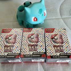 Pokemon 151 Booster Bundle New In Box 3 Left $60 Each 