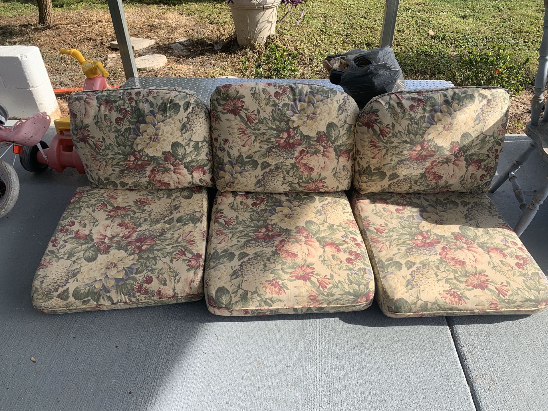 Patio cushions