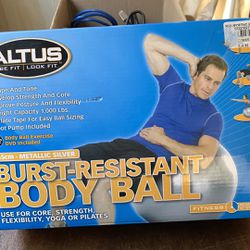New Altus Body Ball with pump in box. 